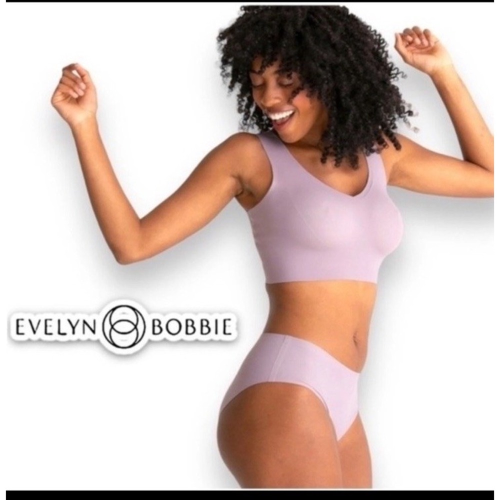 Evelyn Bobbie The Defy Bra in amethyst lavender purple size L MSRP $98